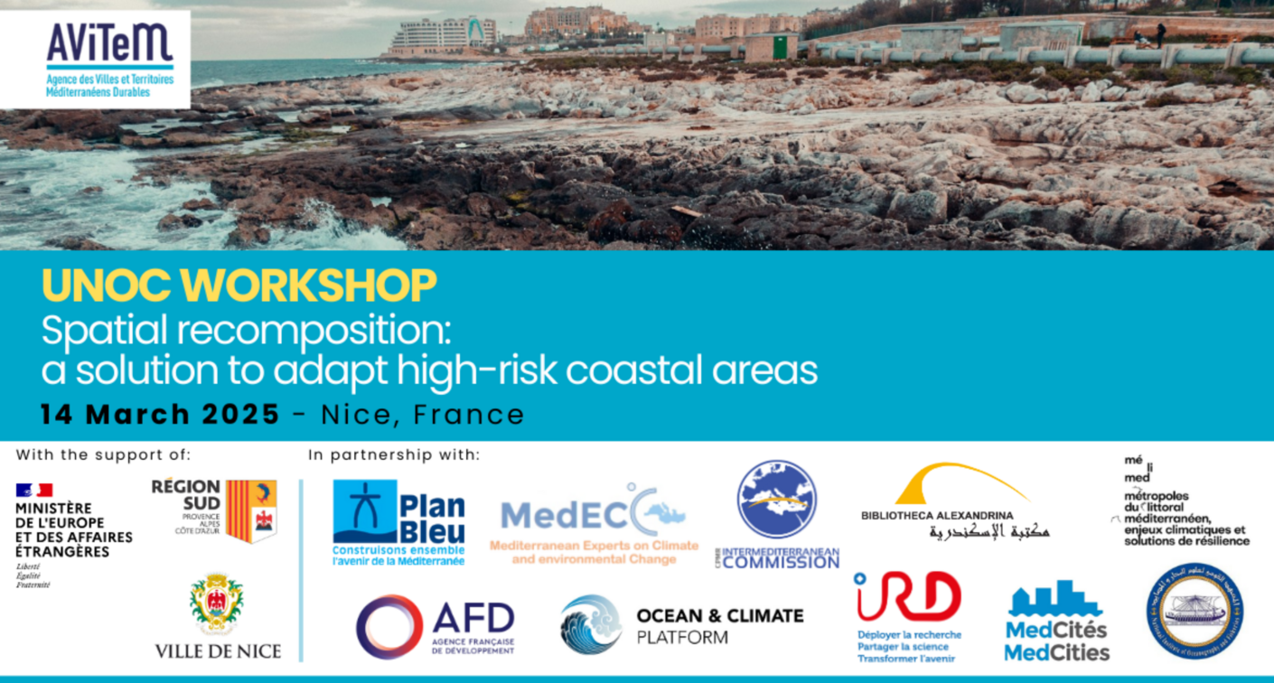 Read more about the article UNOC WORKSHOP in Nice – Spatial recomposition: a solution to adapt high-risk coastal areas